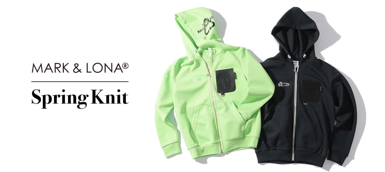MARK&LONA AEROSOL KNIT HOODIE 【公式通販】