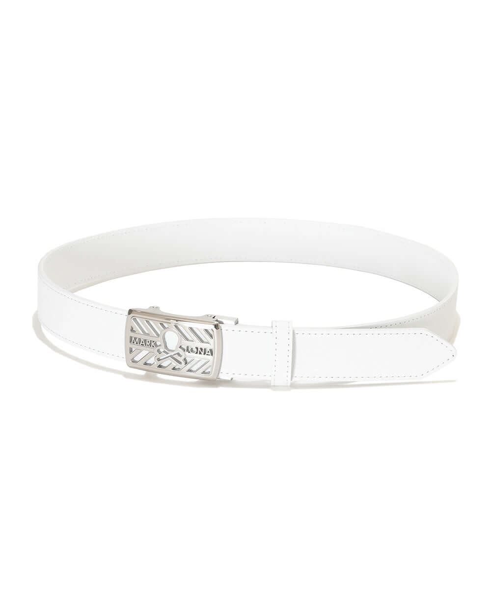 Hollow Skull Adjust Leather Belt | MEN and WOMEN - MARK & LONA