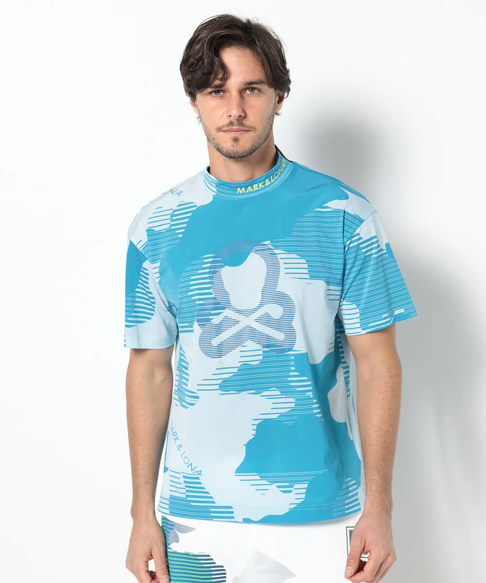 Flow Camo Mock Neck Tee | MEN - MARK & LONA – MARK & LONA GLOBAL