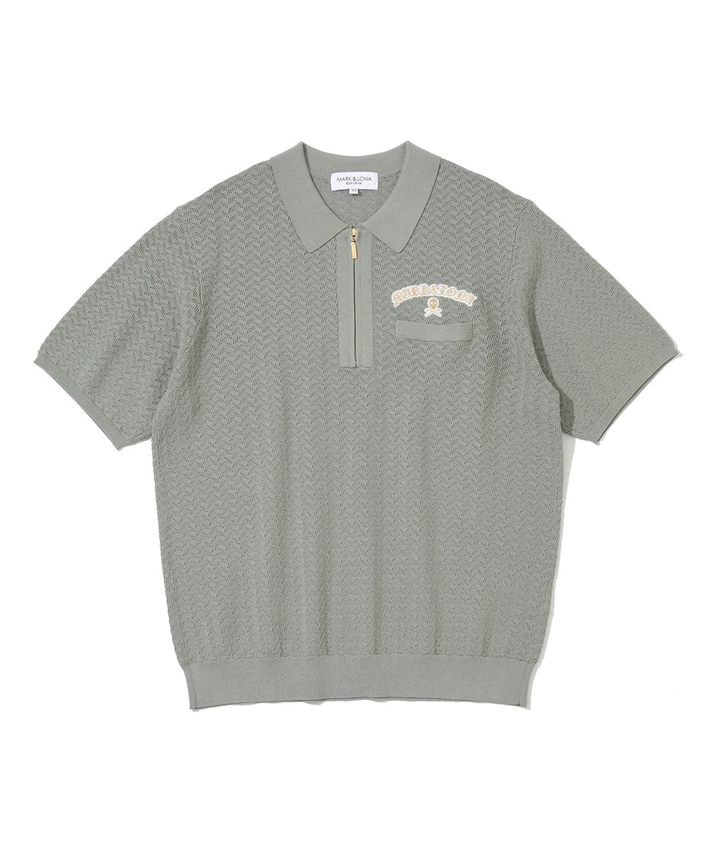 Sovereign Geometric Knit Polo | MEN – MARK & LONA GLOBAL ONLINE STORE