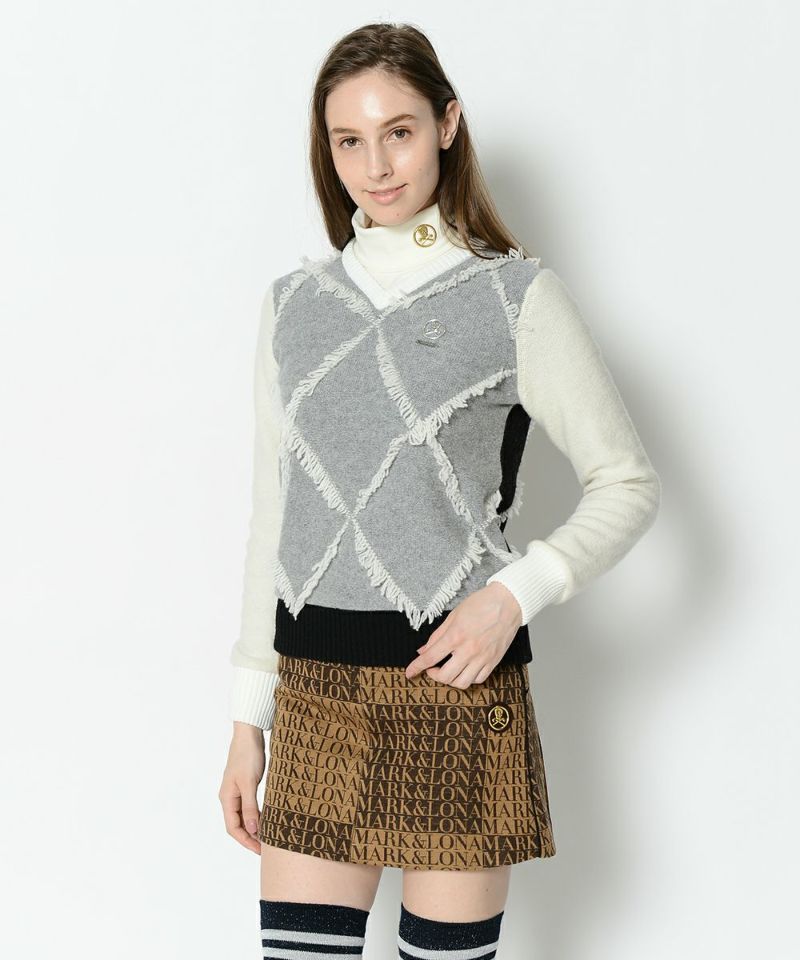 Diamond Mane Vee Neck Sweater | WOMEN – MARK & LONA GLOBAL ONLINE