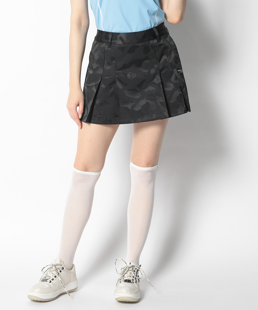 Gauge Pleats Skirt | WOMEN