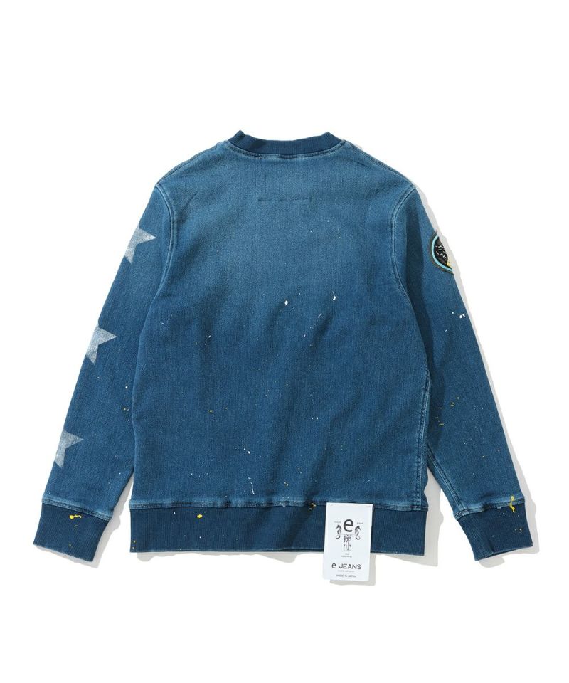 Indigo Star Crew Sweat | MEN