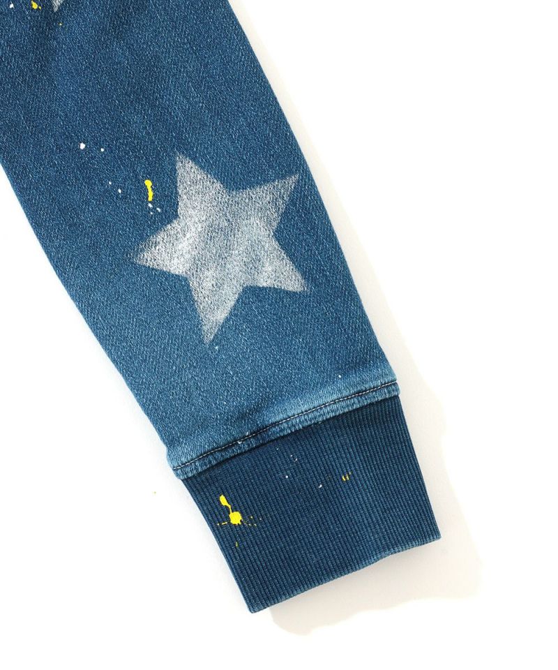 Indigo Star Crew Sweat | MEN