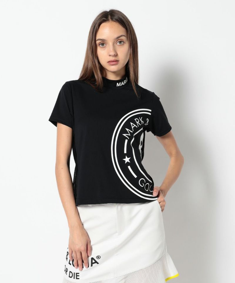 Helix Mock Neck Tee | WOMEN