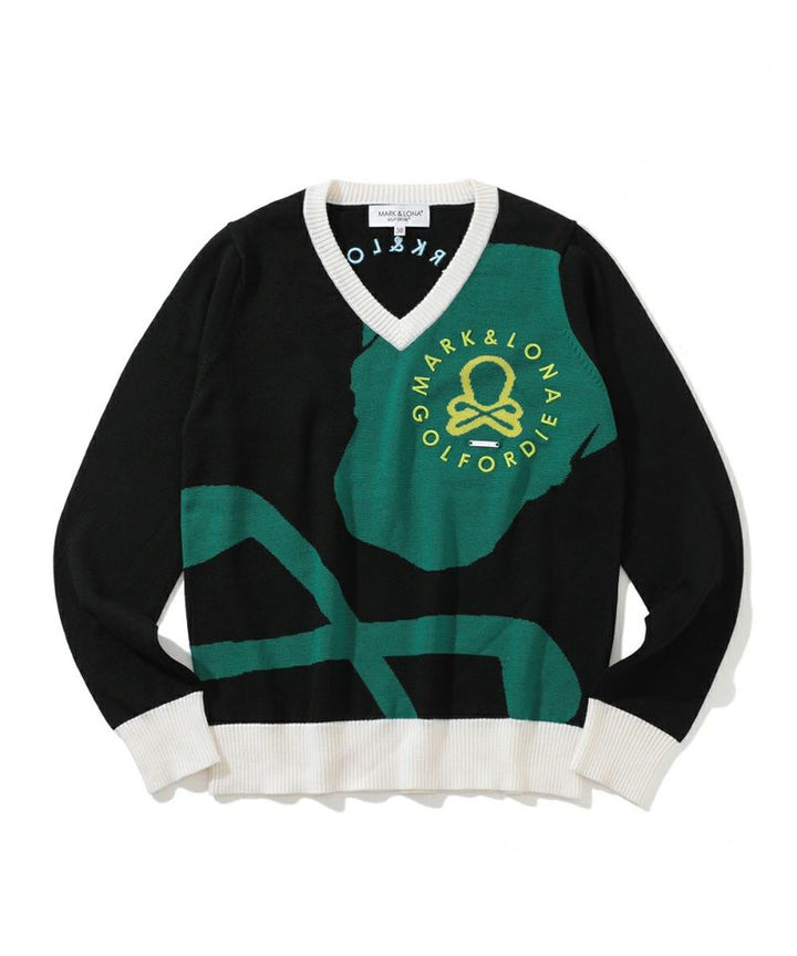 レディースウェア MARK & LONA Face Merino Sweater レディースウェア MARK & LONA Face Merino Sweater MARK & LONA