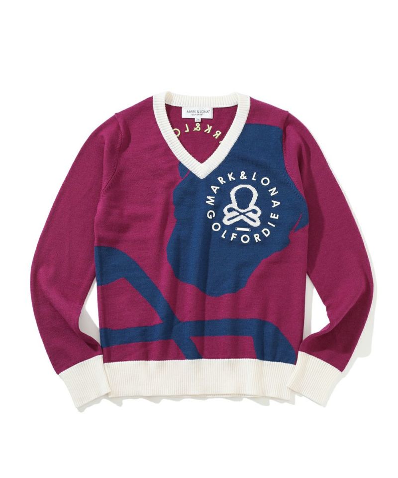 MARK & LONA Face Merino Sweater Women's Pullover | LUXURY GOLF