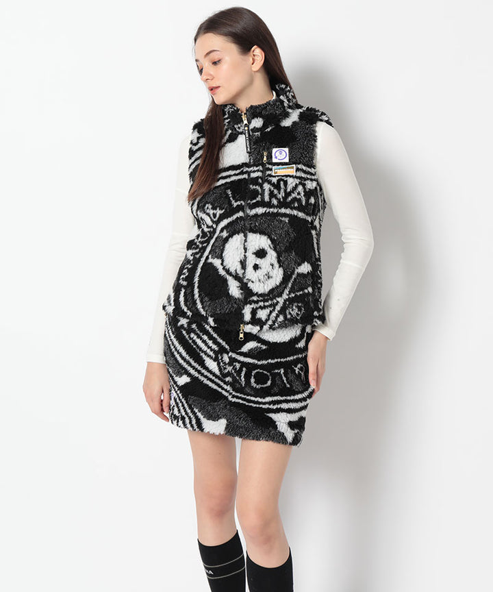 スカート Mary logo fleece skirt AM1474 ANDMARY】Mary logo fleece skirt