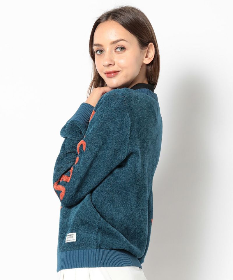 Arch Velour Sweater | WOMEN
