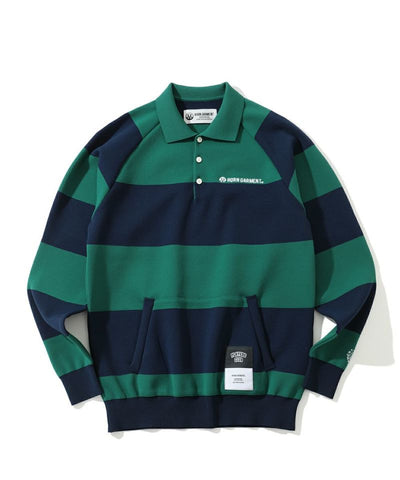 Port Border Knit Polo | MEN