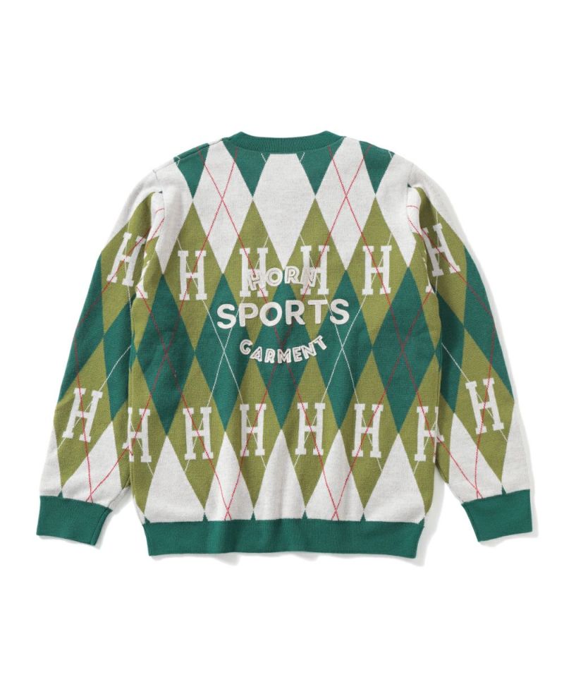 Alton Argyle Sweater | MEN - HORN GARMENT – MARK & LONA GLOBAL