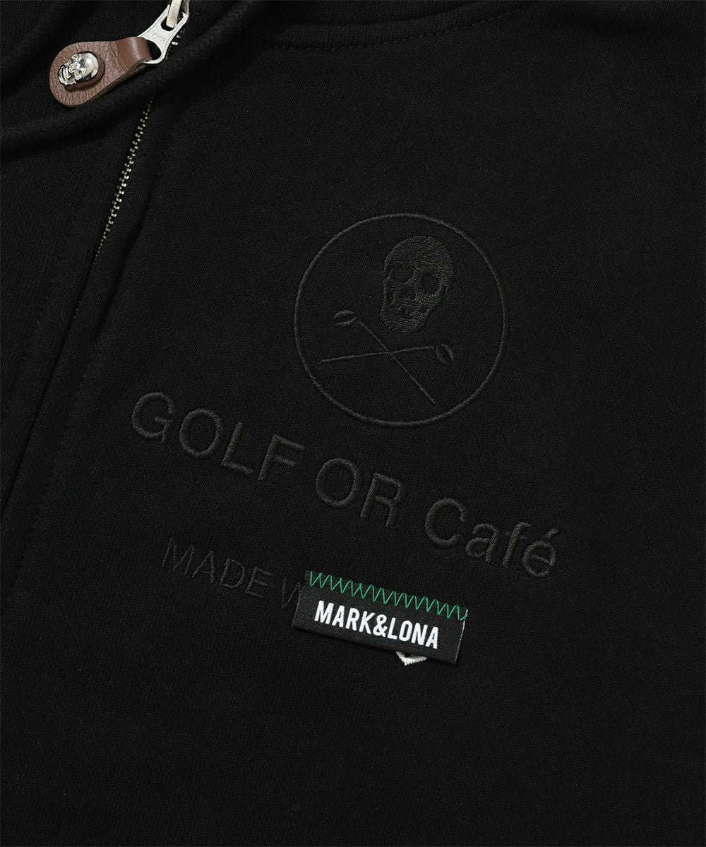 GOLF OR Café BLACK Zip Hoodie | MEN