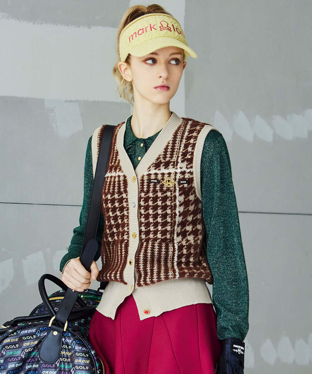 Luminous Glen Jacquard Vest | WOMEN