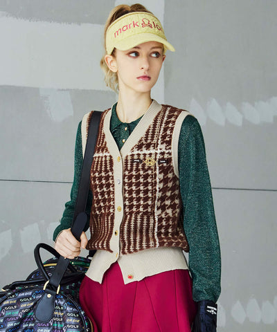 Luminous Glen Jacquard Vest | WOMEN