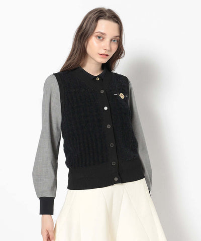 Luminous Glen Jacquard Vest | WOMEN