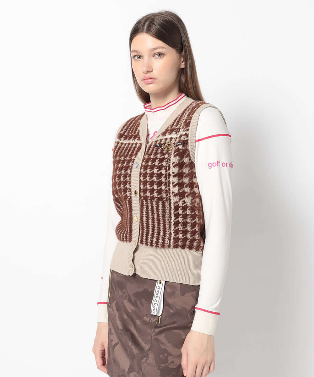 Luminous Glen Jacquard Vest | WOMEN