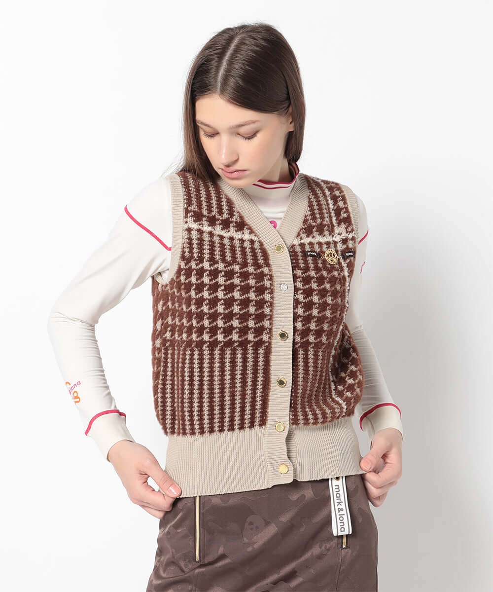 Luminous Glen Jacquard Vest | WOMEN