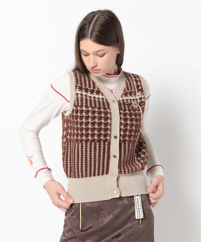 Luminous Glen Jacquard Vest | WOMEN