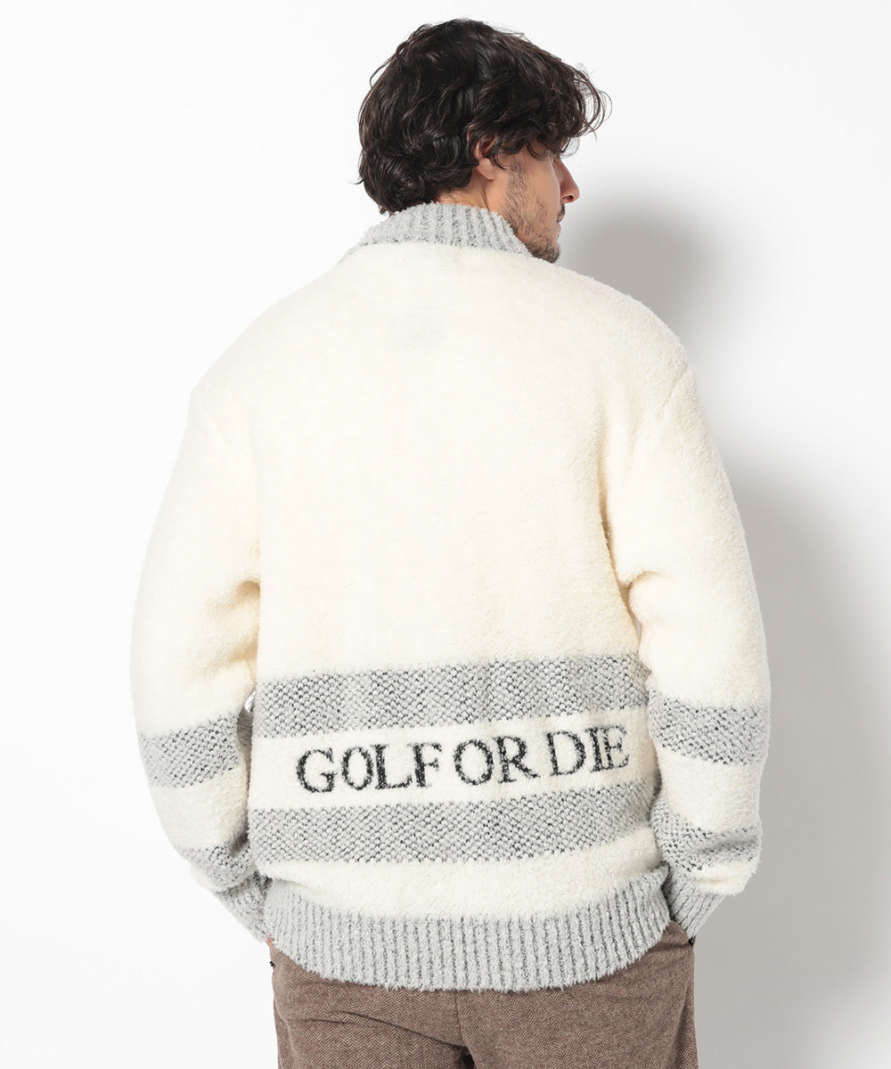 Lerma Boucle Half-Zip Knit | MEN