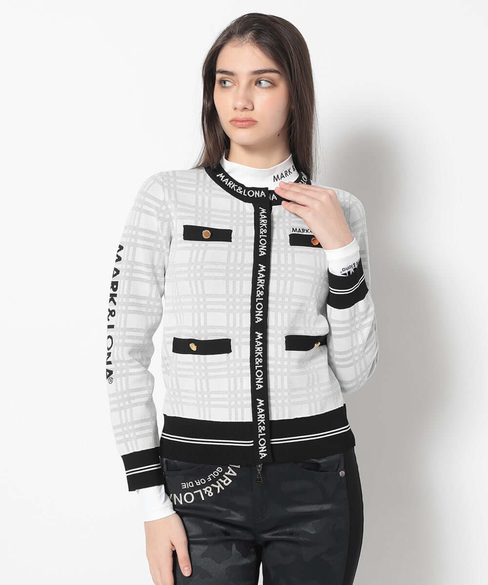 Troca Zip-Up knit Cardigan | WOMEN