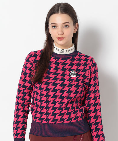 Ever Dogtooth Shorty Sweater | WOMEN