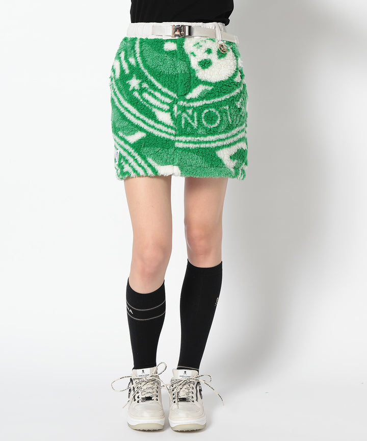 スカート Mary logo fleece skirt AM1474 ANDMARY】Mary logo fleece skirt