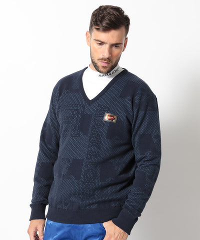 Pave Mesh Vee Knit | MEN