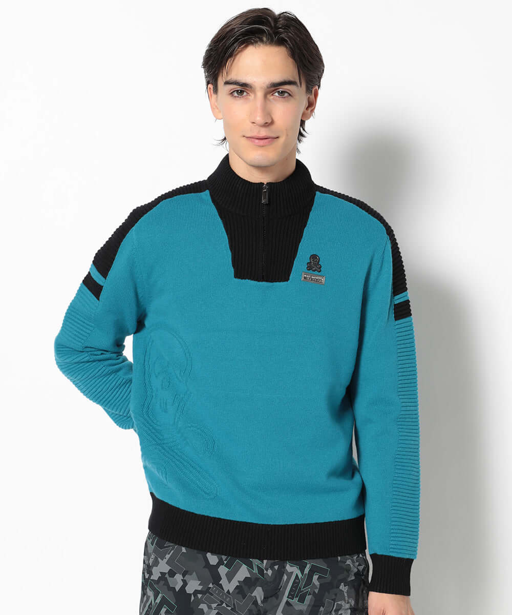SIg Bicolor Shield Zip Pull Over | MEN - T-LINE – MARK & LONA
