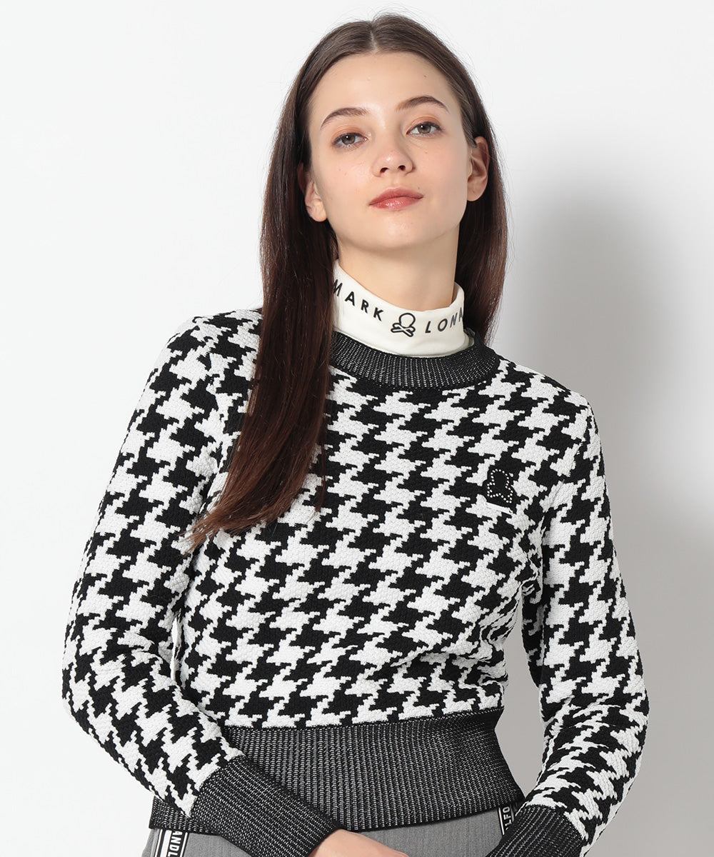Ever Dogtooth Shorty Sweater | WOMEN