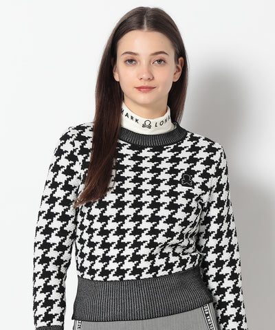 Ever Dogtooth Shorty Sweater | WOMEN