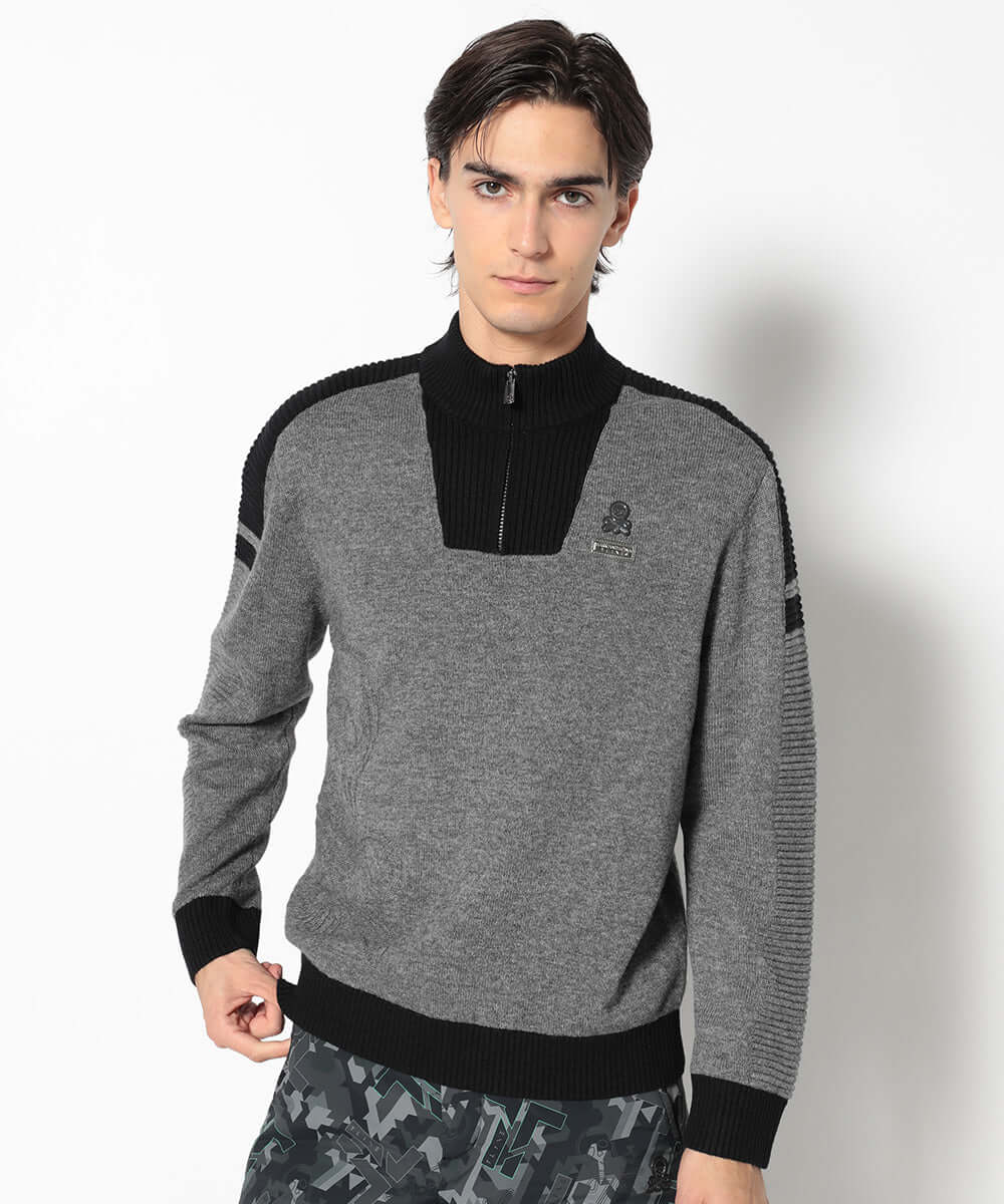 SIg Bicolor Shield Zip Pull Over | MEN - T-LINE – MARK & LONA