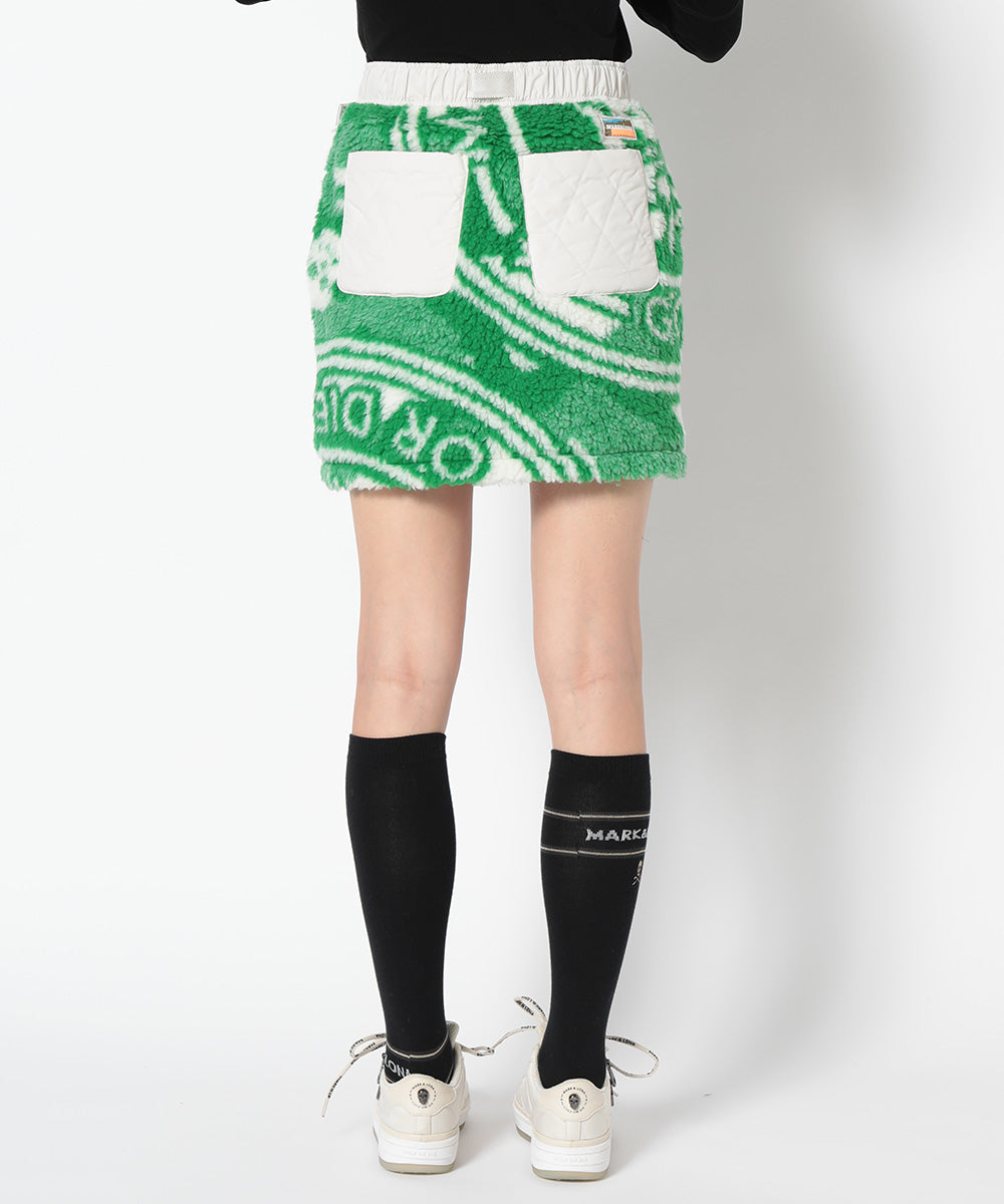 Massive Boa Fleece Skirt | WOMEN - MARK & LONA – MARK & LONA 