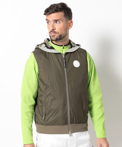 Gauge Hooded Reversible Vest | MEN