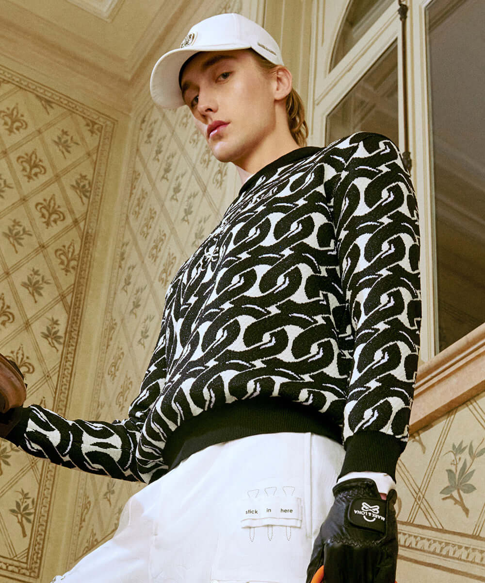 MARK & LONA ゴルフニットセーター MARK & LONA GLOBAL ONLINE STORE