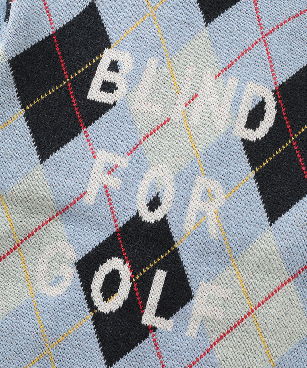 B.F.G Patchwork Golf Cardigan | MEN