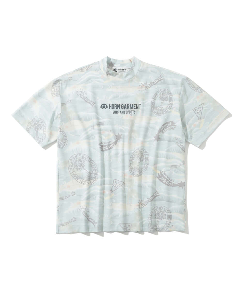 Retro Hawaiian Mesh Mock Neck | MEN - HORN GARMENT – MARK & LONA 