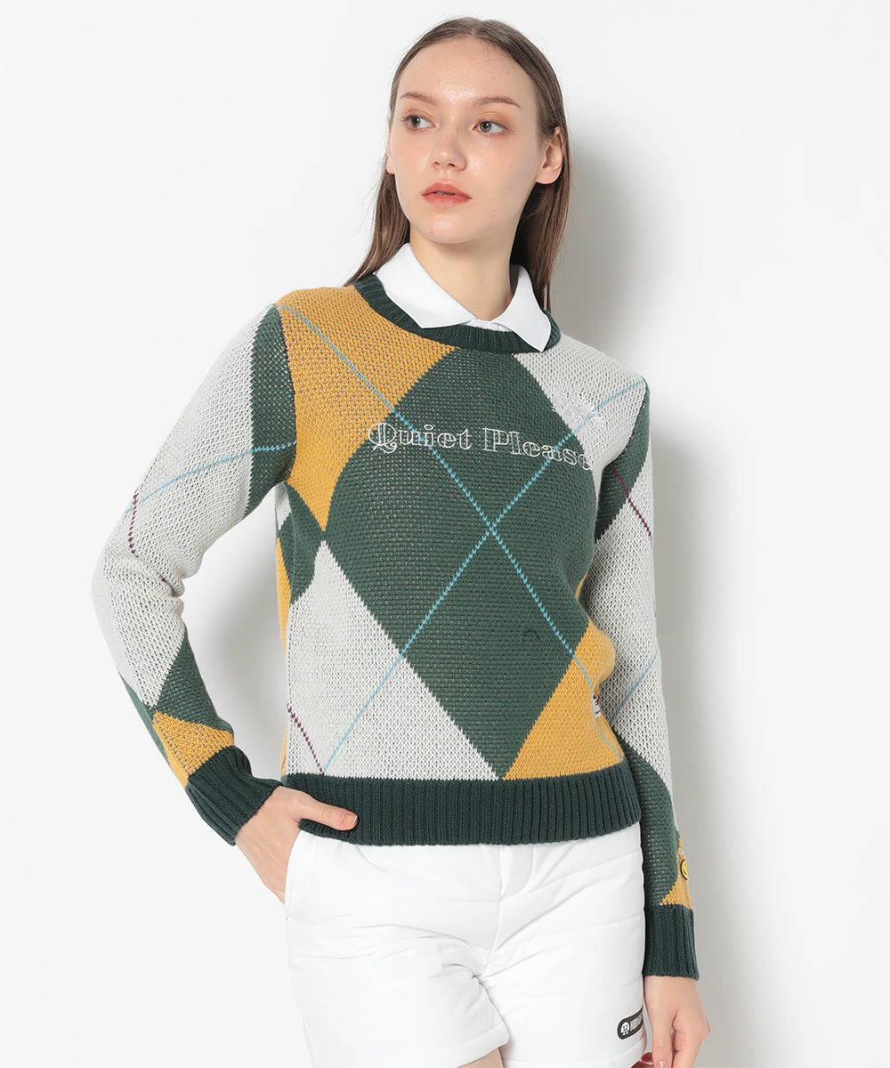 B.F.G Argyle Jacquard Knit | WOMEN