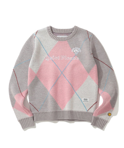 B.F.G Argyle Jacquard Knit | WOMEN