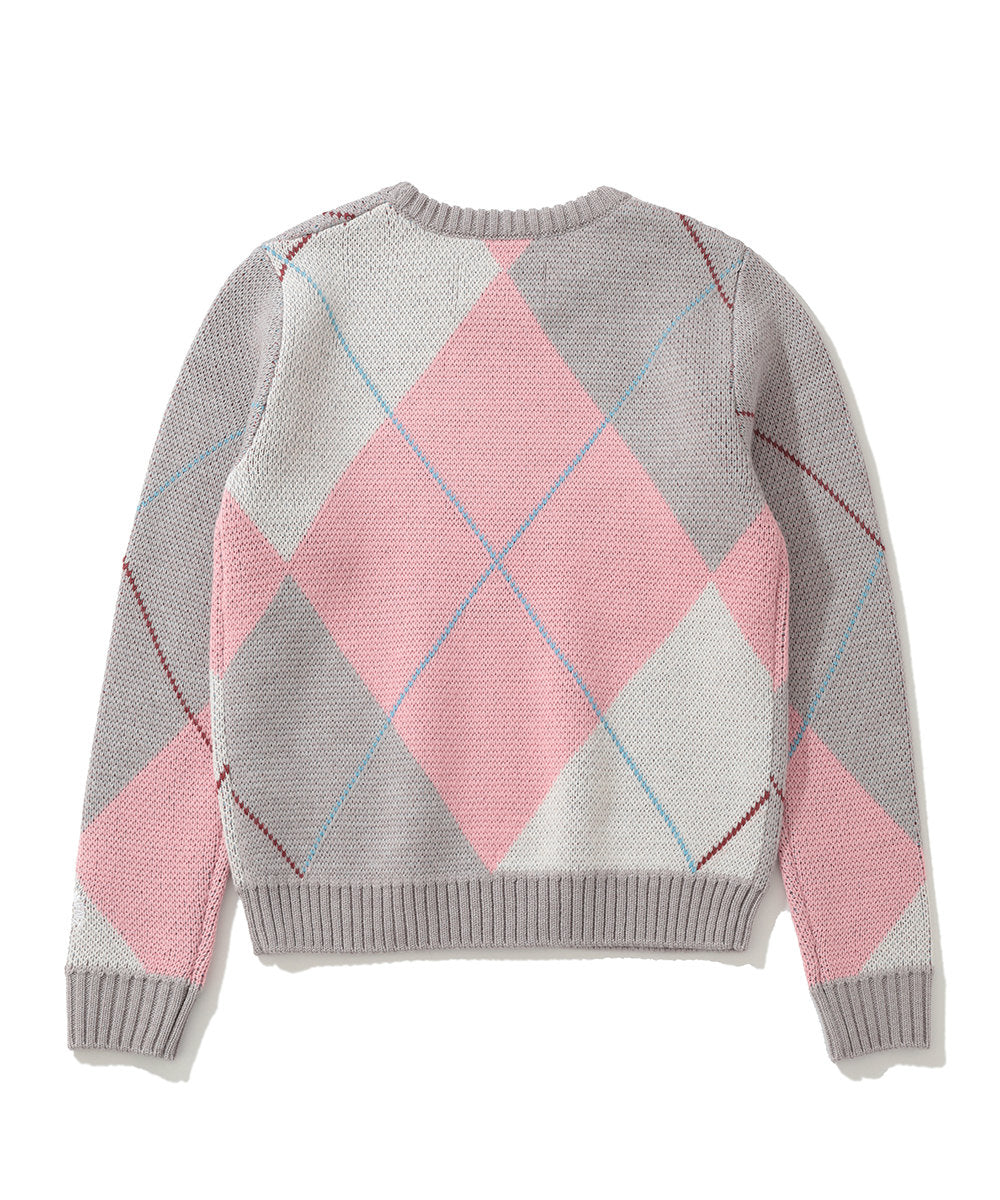 B.F.G Argyle Jacquard Knit | WOMEN