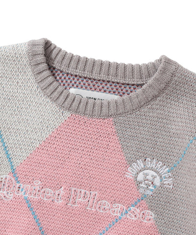 B.F.G Argyle Jacquard Knit | WOMEN