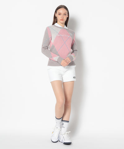 B.F.G Argyle Jacquard Knit | WOMEN