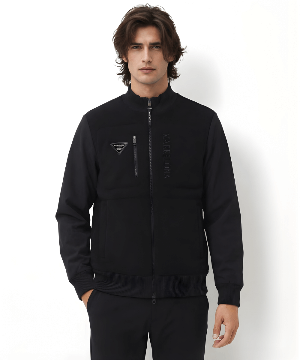 MARK AND LONA ジップアップジャケット MARK&LONA(マークアンドロナ) LOGO ZIP UP JACKET ロゴプリントジップ