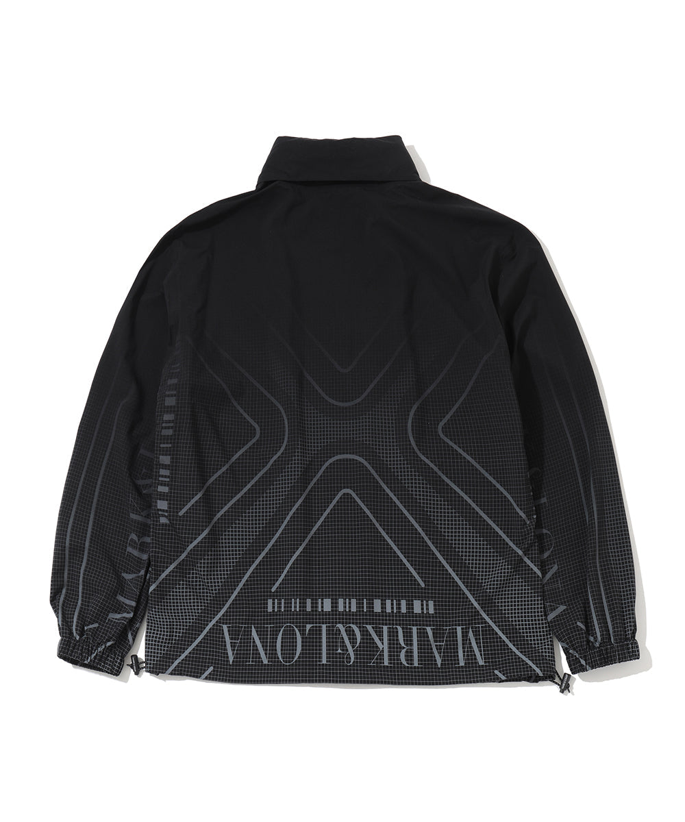 【23AW】MARK&LONA オーバーサイズフーディー ブラック MARK&LONA（マークアンドロナ） パーカー Noah Jacquard Knit Hoodie