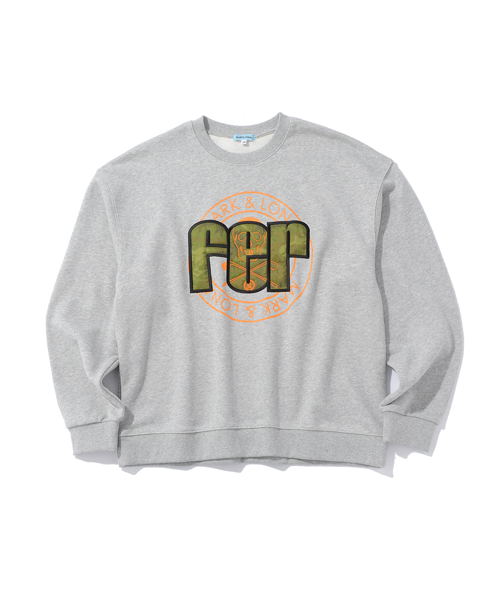 FER World Appliqué Heavyweight Crewneck | MEN