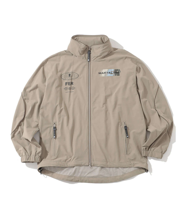 Contour Piped Stand Collar Jacket - FER COLLECTION – MARK & LONA