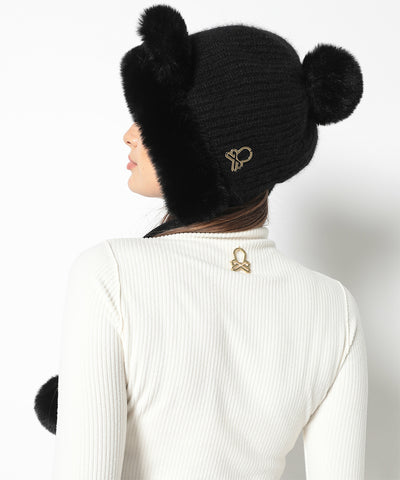 Jennie Fur Knit Cap | WOMEN