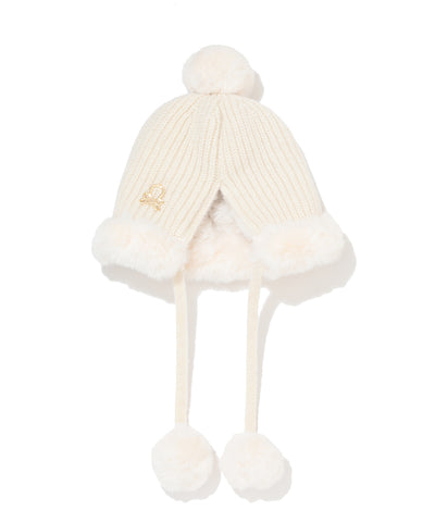 Jennie Fur Knit Cap | WOMEN