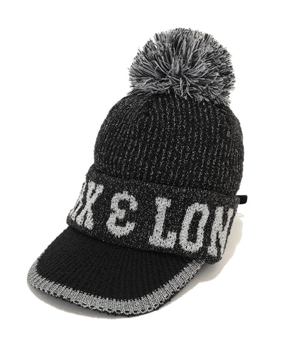 Scope Pom Visor Beanie | WOMEN