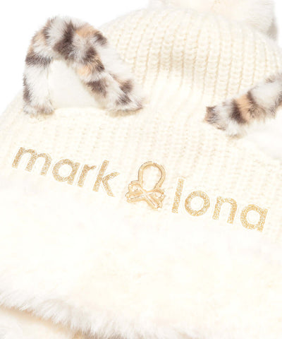 Furry Cat Leopard Beanie | WOMEN
