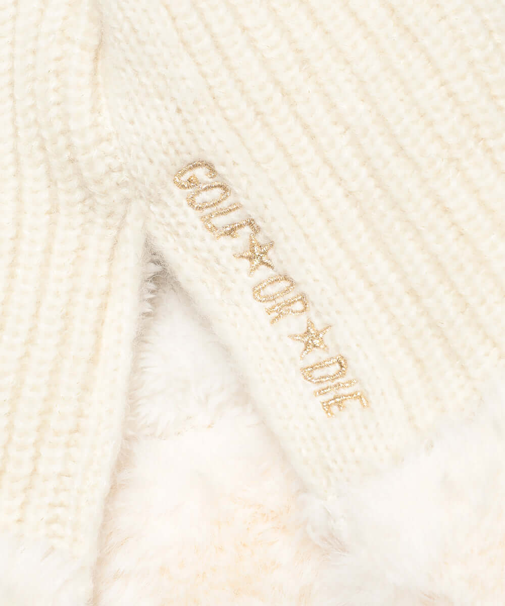 Furry Cat Leopard Beanie | WOMEN